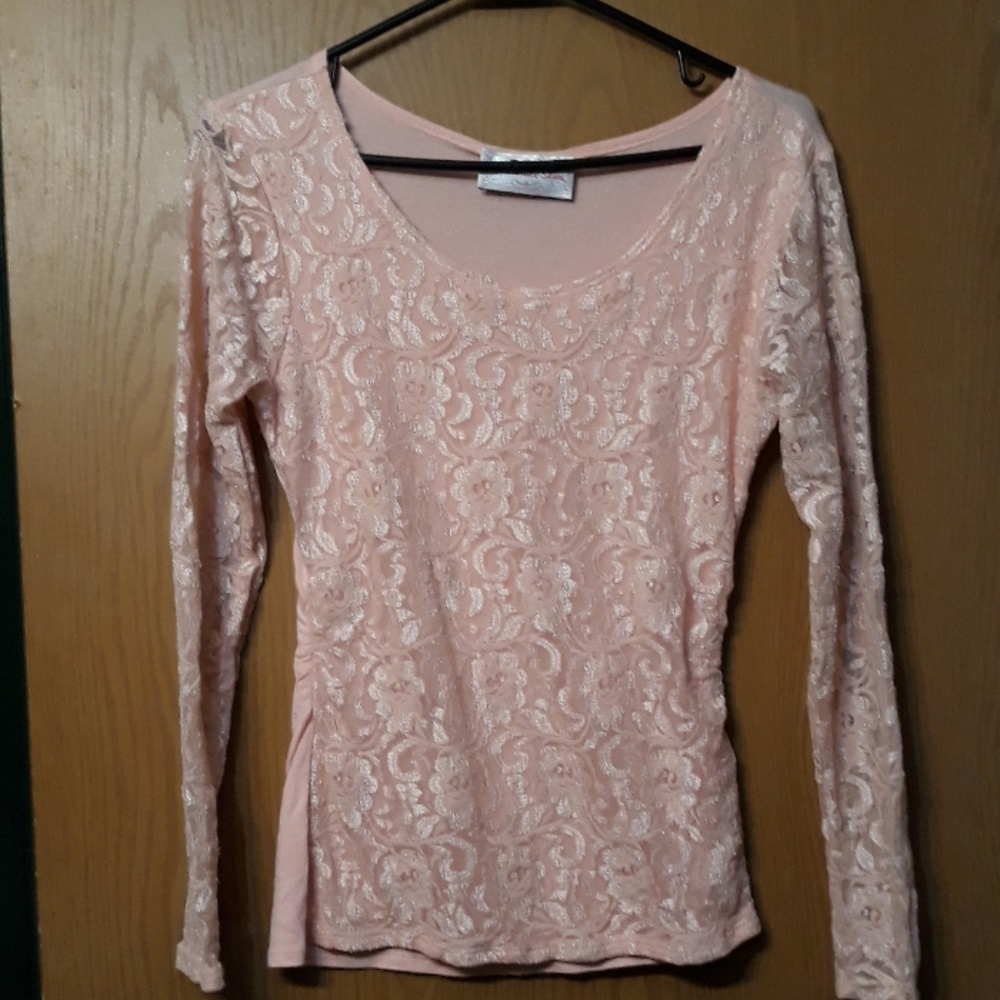Panhandle Slim L/S stretch lace shirt.
